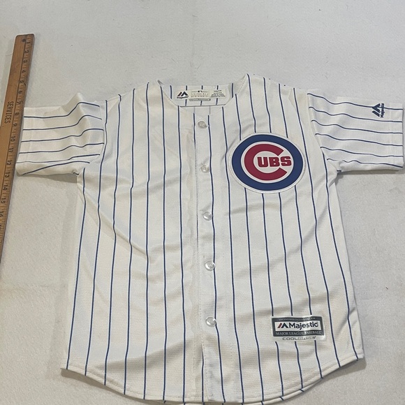 Majestic Other - Majestic White and Blue Cubs Jersey Chris Bryant #17